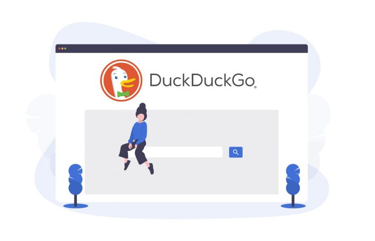 DuckDuckGo Blue Logo
